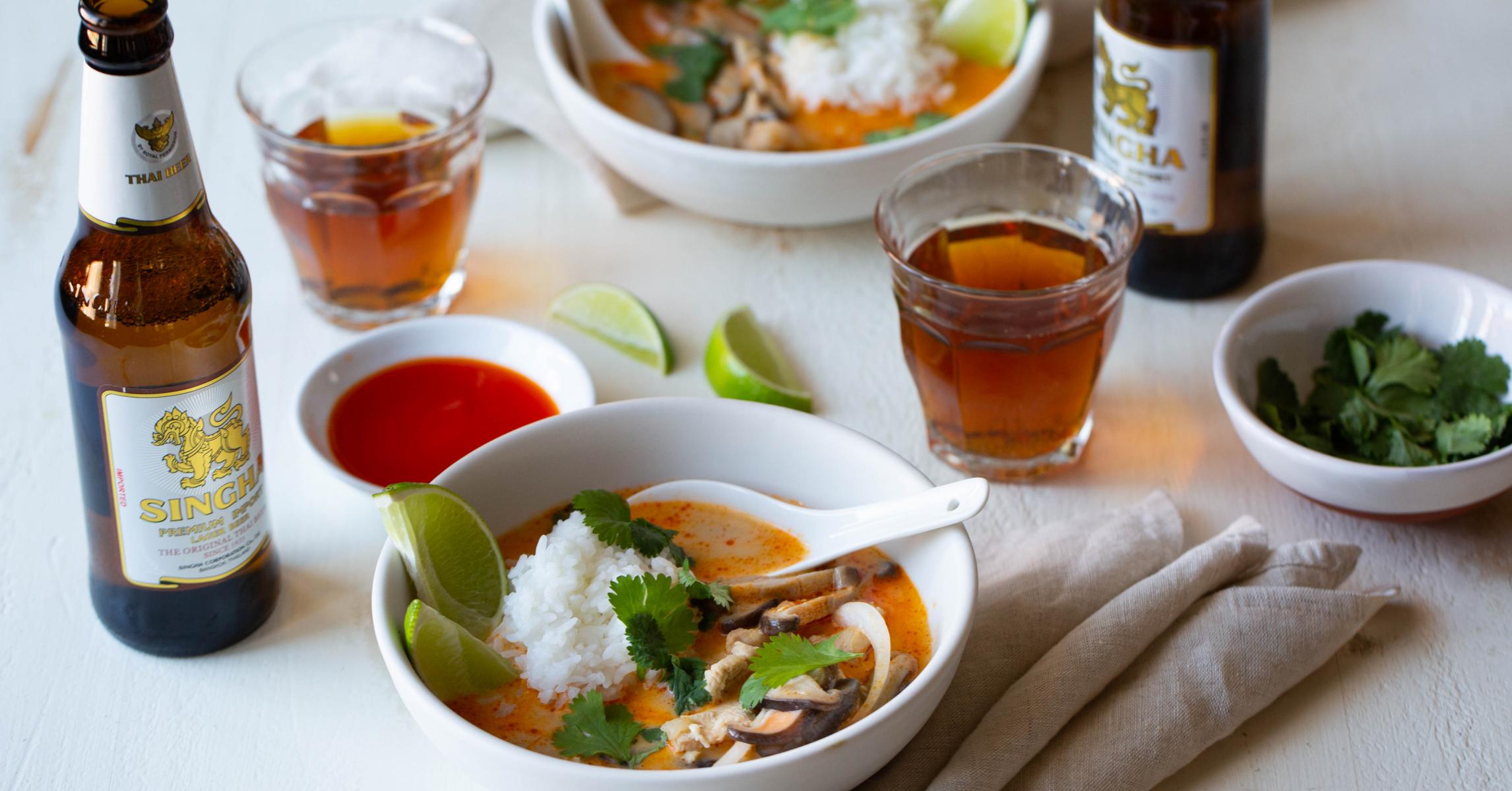 Recipe: Tom Kha Gai Soup (Thai Coconut Soup with Chicken)
